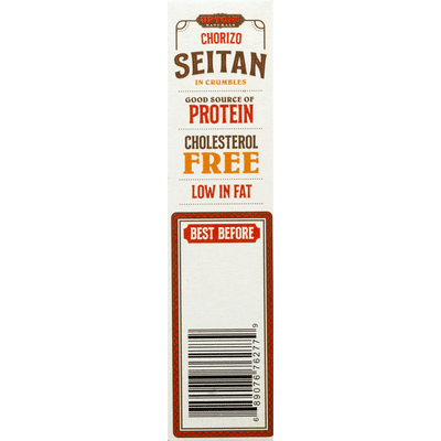 Upton's Naturals Seitan, in Crumbles, Chorizo