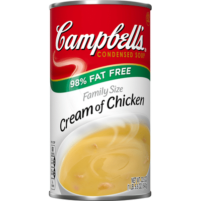 Campbell's® Condensed Family Size Fat Free Cream of Chicken Soup