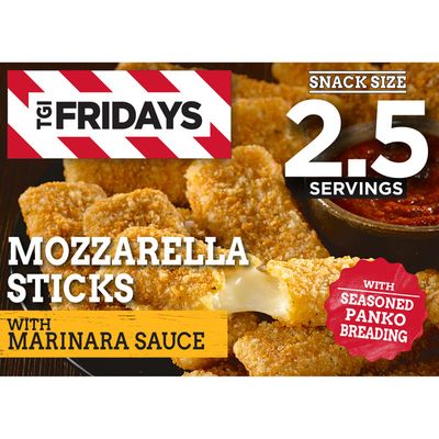 Tgif Mozzarella Sticks Frozen Snacks with Marinara Sauce