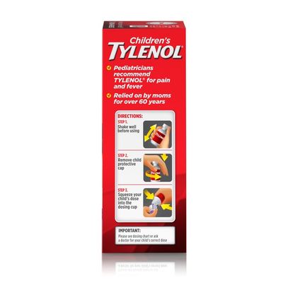 Children's Tylenol Oral Suspension, Grape