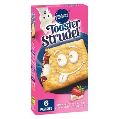 Pillsbury Toaster Strudel Strawberry Cream Cheese Spread Pastries