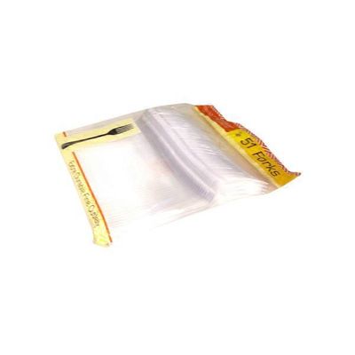 Hanna K. Signature Clear Heavyweight Plastic Forks