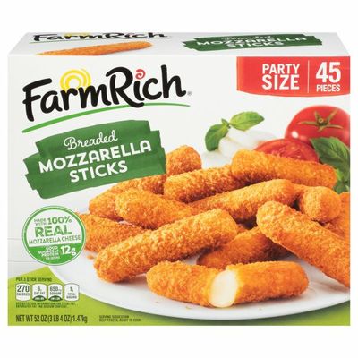 Farm Rich Breaded Mozzarella Cheese Sticks