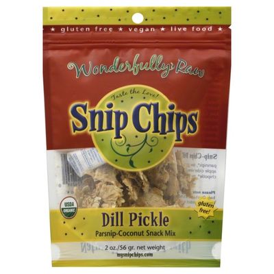 Snip Chips Snack Mix, Parsnip-Coconut, Dill Pickle