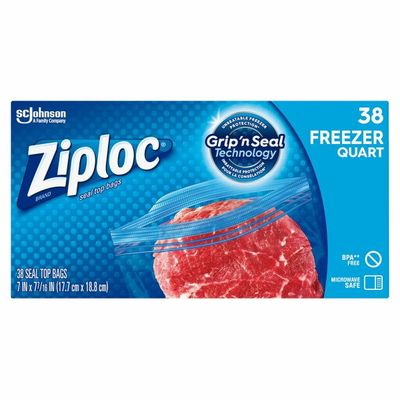 Ziploc Freezer Bags Quart