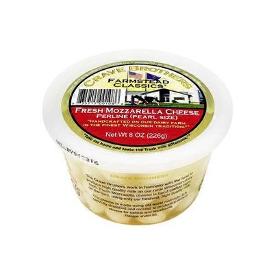 Crave Brothers Perline Fresh Mozzarella Cheese