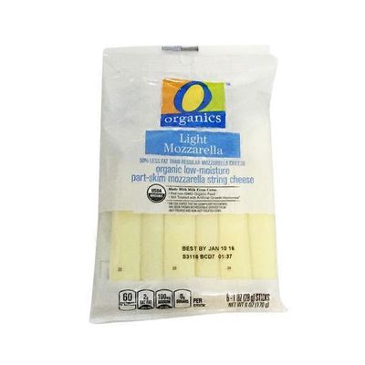 O Organics Organic Low-moisture Part-skim Mozzarella String Cheese