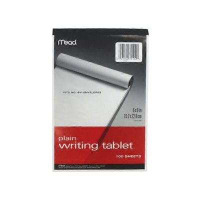 Mead 6" x 9" Unruled Writing Tablet