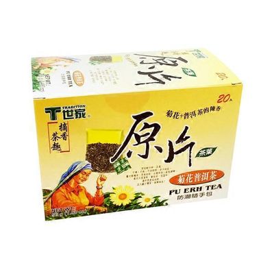 Tradition Foods Chrysanthmum Pu Erh Tea, 3.53 Ounces