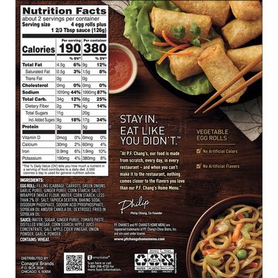 P.F. Chang's Vegetable Mini Egg Rolls