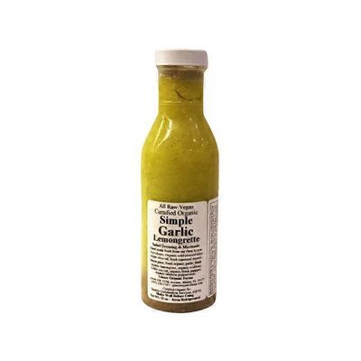 Glaser Organic Farms Simple Garlic Lemongrette Salad Dressing & Marinade