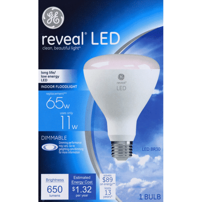 GE Reveal LED Bulb Indoor Flood 11W