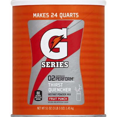 Gatorade Thirst Quencher, Instant Powder Mix, 02 Perform, Fruit Punch ...