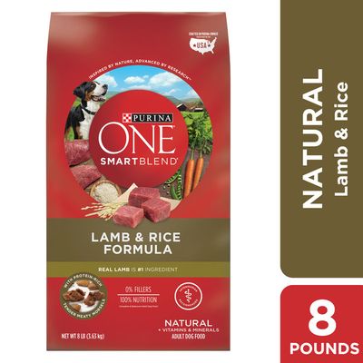 Purina ONE Natural Dry Dog Food, SmartBlend Lamb & Rice Formula