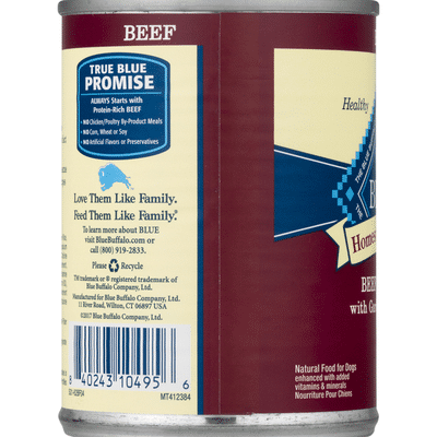 Blue Buffalo Homestyle Recipe Natural Adult Wet Dog Food, Beef