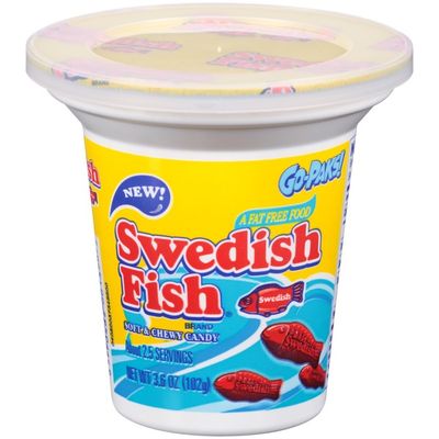 Swedish Fish Fat Free Soft Chewy Candy Go Pak 3 6 Oz Instacart