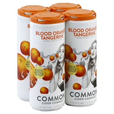 Common Cider Hard Apple Cider, Blood Orange Tangerine
