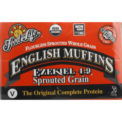 Food for Life English Muffins, Sprouted Grain