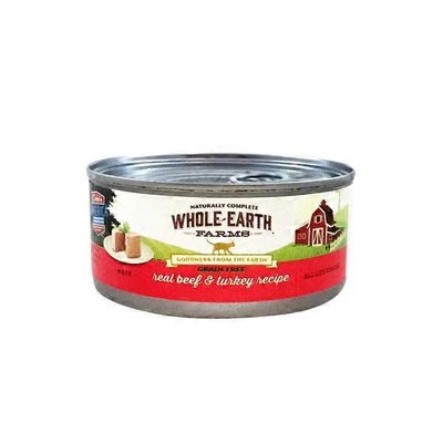 Whole Earth Farms Real Beef & Turkey Recipe Natural Food For Cats