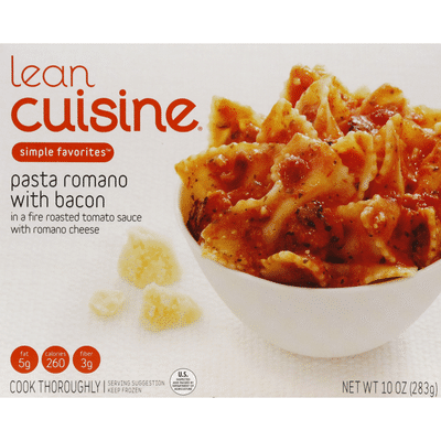 Lean Cuisine Pasta Romano with Bacon