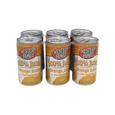 Western Family Unsweetened Orange Juice