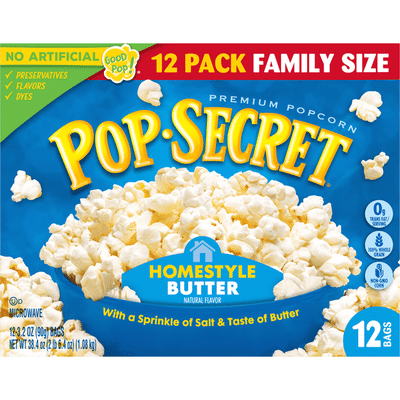 Pop Secret Premium Popcorn Homestyle 32 Oz - Instacart