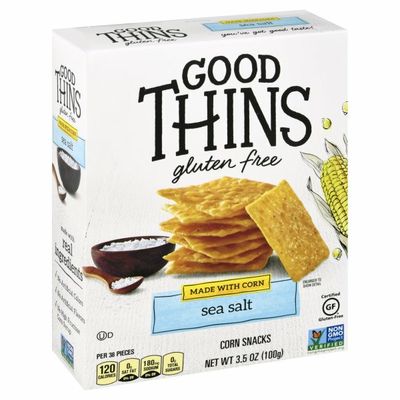 Good Thins Gluten-Free Corn Crackers, Sea Salt Flavor