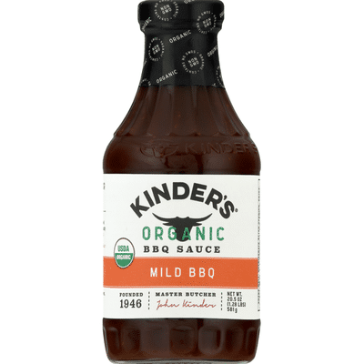 Kinders Bbq Sauce Organic Mild Bbq 205 Oz - Instacart