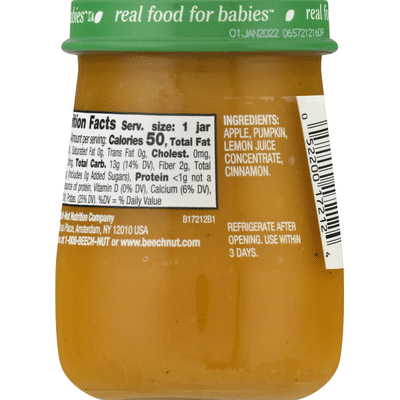 Beech-Nut Naturals Apple, Pumpkin & Cinnamon