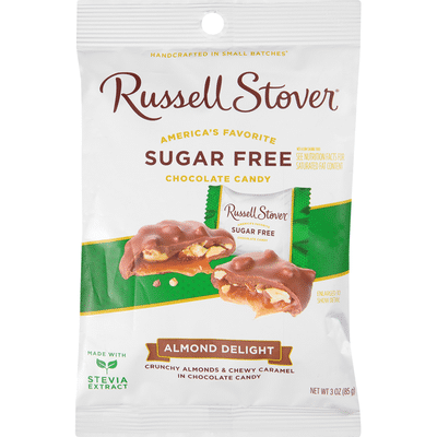 Russell Stover Chocolate Candy, Almond Delight, Sugar Free