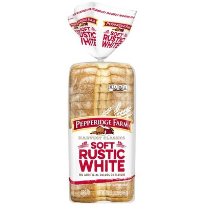 Pepperidge Farm Soft Rustic White Bread 20 Oz Instacart