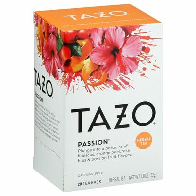 Tazo Tea Passion Herbal Infusion Caffeine Free Tea Bags