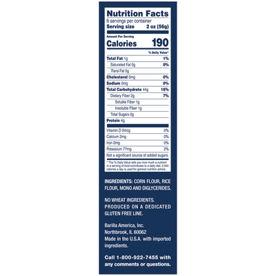 Barilla® Gluten Free Pasta Rotini