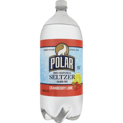 Polar Seltzer, 100% Natural, Cranberry Lime