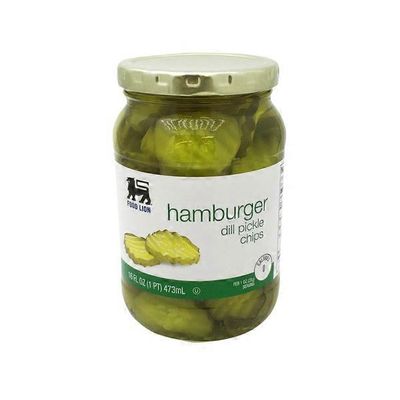 Food Lion Pickle Chips, Dill, Hamburger