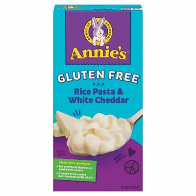 Annie's Shell Pasta & Creamy White Cheddar Macaroni and Cheese, Gluten Free