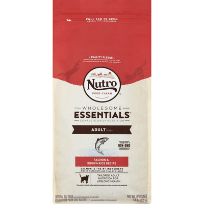 Nutro Cat Food, Natural, Salmon & Brown Rice Recipe, Adult 1+ Years
