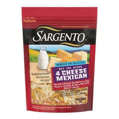 Sargento® Shredded Reduced Fat Four Cheese Mexican Natural Cheese