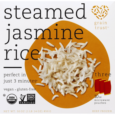Grain Trust Jasmine Rice, Steamed