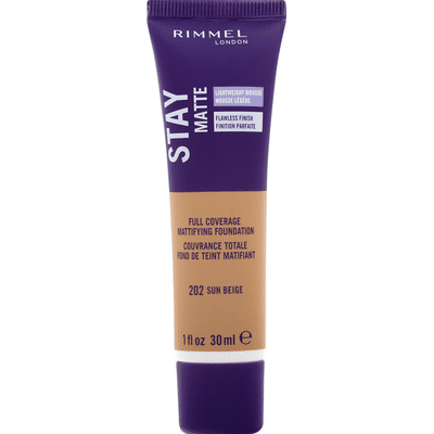 Rimmel London Foundation, Lightweight Mousse, Sun Beige 202