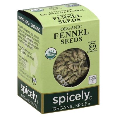 Spicely Fennel Seeds, Organic