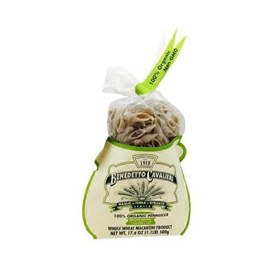 Benedetto Cavalieri Organic Whole Wheat Pennucce Pasta