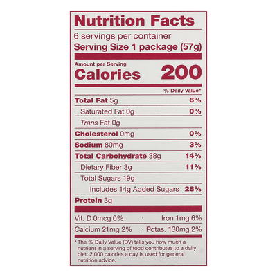 Nature's Bakery Whole Wheat Raspberry Fig Bar