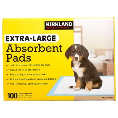 Kirkland Signature Absorbent Pads, 23"x30", 100 ct