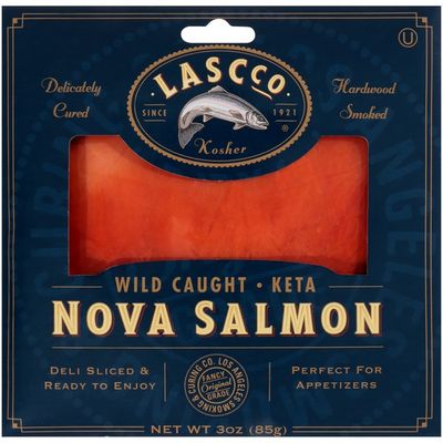 Lascco Wild Caught Keta Nova Salmon (3 oz) - Instacart