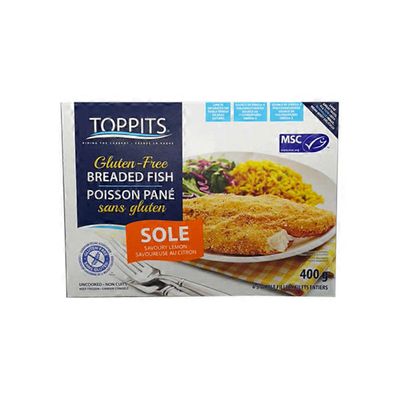 Toppits Gluten Free Savoury Lemon Sole Fillet