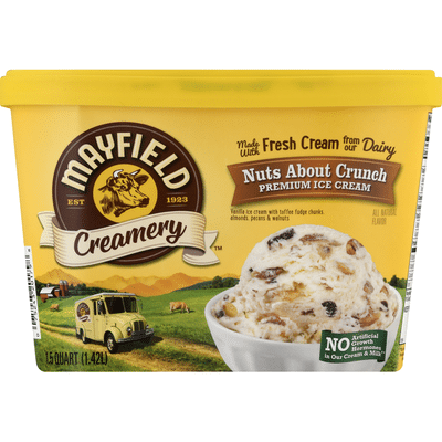 Mayfield Ice Cream Nuts About Crunch 1 5 Qt Instacart