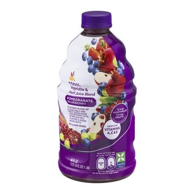 SB 100% Vegetable & Fruit Juice Blend Pomegranate Blueberry