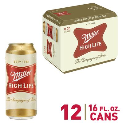 Miller High Life American Lager Beer