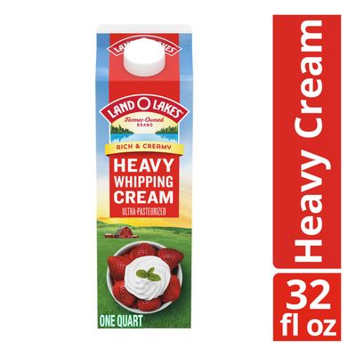 Land O Lakes Heavy Whipping Cream 32 Fl Oz Delivery Or Pickup Near Me Instacart